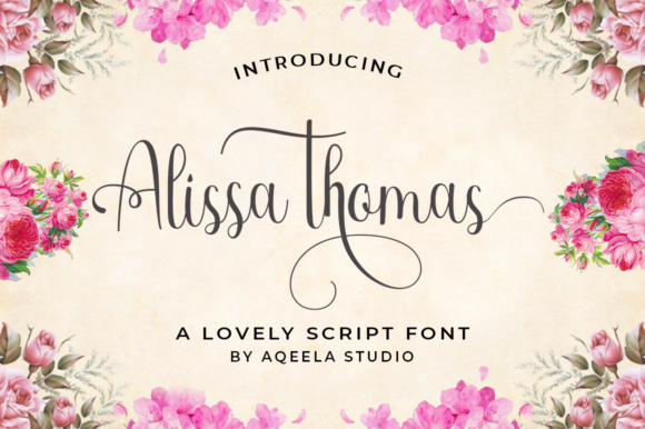 A Designer's Take on the Alissa Thomas Script Font
