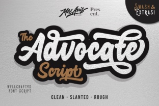 Advocate Script: A Bold, Clean Script Font for Campaign Headlines