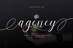 Agency Script: A Handwritten Typeface That Elevates Handmade Design