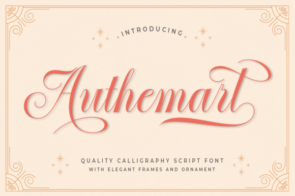 Authemart Script: A Refined Typeface for Editorial Design