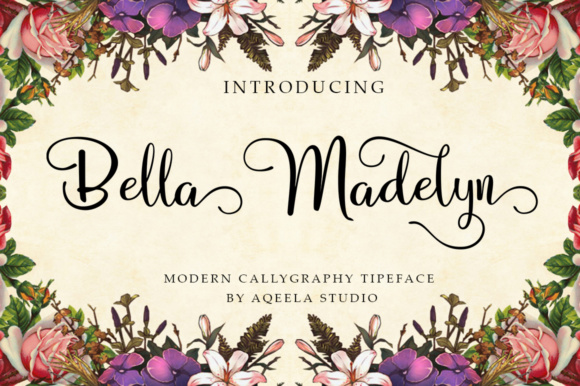 Bella Madelyn Script: A Modern Calligraphy Typeface for Digital Branding