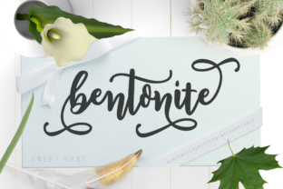 Bentonite Script: A Modern Calligraphy Font for Business Branding