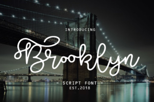 Brooklyn Script: A Feminine Display Font for Editorial Charm