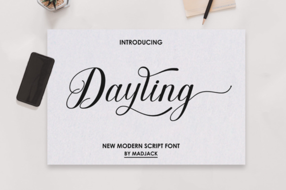 Dayling Script: A Hand Lettered Font for Marketers