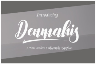 Denmahis Script Font: Clearer Campaign Typography