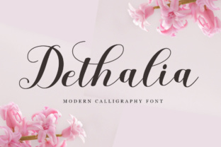 Dethalia Script: A Modern Calligraphy Font for Web Designers
