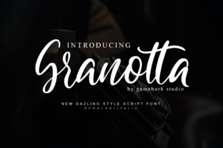 Granotta Script: A Dazzling Script Font for Editorial Designers