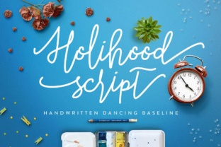 Holihood Script: A Monoline Font That Feels Effortlessly Polished