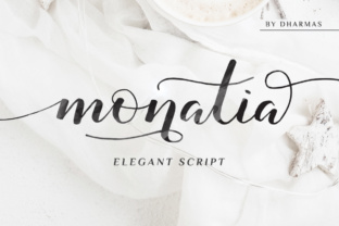 Monatia Script: The Elegant Script Font for Crafters