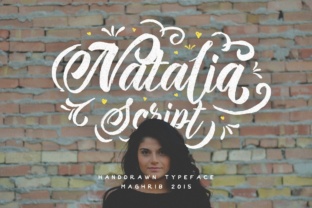 Natalia Script: A Hand Painted Font for Editorial Design