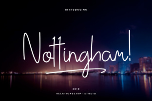 Nottingham Script: A Premium Font for Small Business Branding