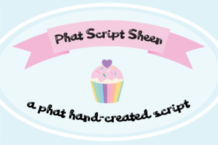 PN Phat Script Sheen Duo: A Whimsical, Shine-Ready Script Font for Crafters