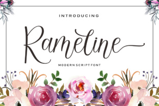 Rameline Script Font Review for Small Business Branding