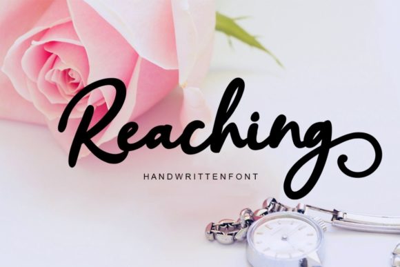 Reaching Script: A Handwritten Font That Makes Your Brand Feel Human
