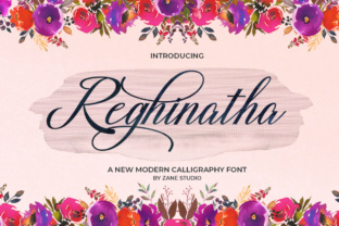 Reghinatha Script: A Feminine Modern Font for Makers