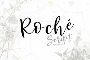 Roche Script: A Chic, Handcrafted Script Font for Makers