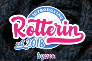 Rotterin Script: The Layered Font That Makes Your Headlines Stick