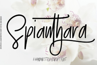 Spianthara Script: A Modern Script Font That Elevates Handmade Labels & Printables
