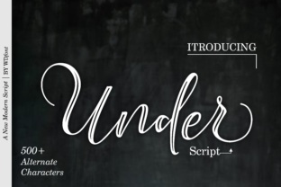 Under Script: A Smooth Handwritten Font for Branding